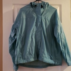 Lands End Ladies Medium Petite Rain Jacket
